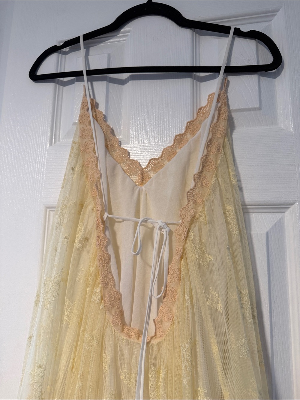 Tularosa Cream Lace-Trim Slip Dress - Picture 6 of 7